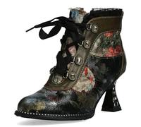 LAURA VITA Bottines Femme Oliveo 03, Pointure:37 EU, La Couleur:Marron