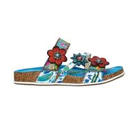 LAURA VITA BRCYANO Mules Femme Bleu