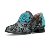 LAURA VITA Chaussure Basse Femme Ibcihalo 011, Pointure:38 EU, La Couleur:Bleu