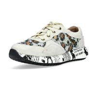 LAURA VITA Chaussures à Lacets Sneaker pour Femmes Burton 05, Pointure:38 EU, La Couleur:Blanc