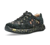 LAURA VITA Chaussures à Lacets Sneaker pour Femmes Burton 05, Pointure:39 EU, La Couleur:Noir