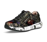 LAURA VITA Chaussures à Lacets Sneaker pour Femmes Burton 11, Pointure:37 EU, La Couleur:Marron