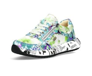 LAURA VITA Chaussures à Lacets Sneaker pour Femmes Burton 1123, Pointure:40 EU, La Couleur:Vert
