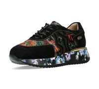 LAURA VITA Chaussures à Lacets Sneaker pour Femmes Delphine 01, Pointure:40 EU, La Couleur:Noir
