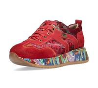 LAURA VITA Chaussures à Lacets Sneaker pour Femmes Delphine 16, Pointure:38 EU, La Couleur:Rouge