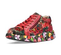 LAURA VITA Chaussures à Lacets Sneaker pour Femmes Nikito 04, Pointure:38 EU, La Couleur:Rouge