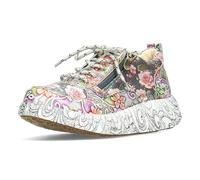 LAURA VITA Chaussures à Lacets Sneaker pour Femmes NIKITO-62, Pointure:37 EU, La Couleur:Gris