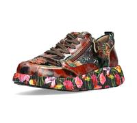 LAURA VITA Chaussures à Lacets Sneaker pour Femmes Nikito 62, Pointure:38 EU, La Couleur:Marron