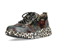 LAURA VITA Chaussures à Lacets Sneaker pour Femmes Nikito 62, Pointure:40 EU, La Couleur:Noir