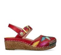 LAURA VITA CONFORTABLE SANDALE PUNTERA CERRADA FEMME FACSCINEO 02 ROJA talla numeric_38