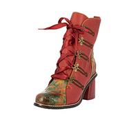 LAURA VITA Evcao 01, Botines Femme, (Rouge Rouge), 35 EU