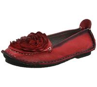 LAURA VITA Femme Viviane Ballet Flat, Rouge, 40 EU