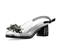 LAURA VITA Misstyl by Sandales Mode Femme MILY 22, Pointure:41 EU, La Couleur:Noir