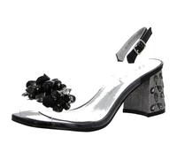 LAURA VITA Misstyl by Sandales Mode Femme, Pointure:40 EU, La Couleur:Noir
