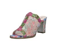Laura Vita Mule beige / vert / rose, Taille 37