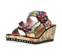 LAURA VITA Mules en Cuir pour Femmes Ballon 02, Pointure:40 EU, La Couleur:Rose