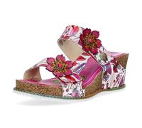 LAURA VITA Mules en Cuir pour Femmes Bonito 22, Pointure:37 EU, La Couleur:Rose