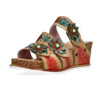 LAURA VITA Mules en Cuir pour Femmes Bonito 42, Pointure:40 EU, La Couleur:Beige