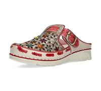 LAURA VITA Mules en Cuir pour Femmes Dorry 01, Pointure:37 EU, La Couleur:Rouge