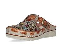 LAURA VITA Mules en Cuir pour Femmes Dorry 01, Pointure:40 EU, La Couleur:Marron