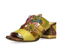 LAURA VITA Mules en Cuir pour Femmes JACQUESO 09, Pointure:38 EU, La Couleur:Multicolore