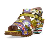 Laura Vita Sandales à Bride Cuir NELLAO Plateforme Bouchon 12