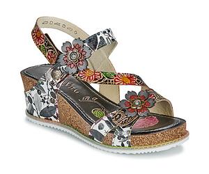 Laura Vita Sandales compensées BONITO in Multicolore 36
