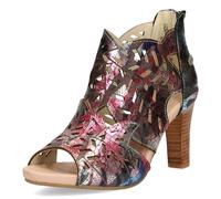 LAURA VITA sandales mode femme Albane 0482, Pointure:38 EU, La couleur:noir