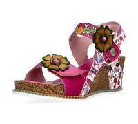 LAURA VITA Sandales Mode Femme Bonito 38, Pointure:38 EU, La Couleur:Rose