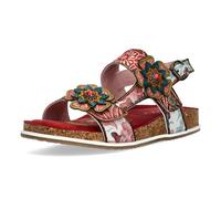 LAURA VITA Sandales Mode Femme Brcyano 38, Pointure:39 EU, La Couleur:Rouge