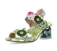 LAURA VITA Sandales Mode Femme Framboiseo 26, Pointure:40 EU, La Couleur:Vert