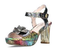 LAURA VITA Sandales Mode Femme HICAO-1023, Pointure:37 EU, La Couleur:Violet