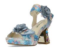 LAURA VITA Sandales Mode Femme Hicao 624, Pointure:40 EU, La Couleur:Bleu