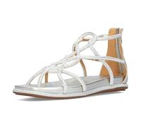 LAURA VITA Sandales Mode Femme MAXINE-01, Pointure:38 EU, La Couleur:Argent