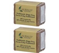LAURALEP Savon d'Alep 40 % laurier 2x200 g