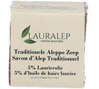 LAURALEP Savon d'Alep 5% 180 g