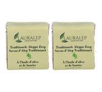 LAURALEP Savon d'Alep Traditionnel 2x180 g