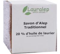 Lauralep Savon D'Alep Traditionnel Syrie 20% D'Huile de Laurier 180g