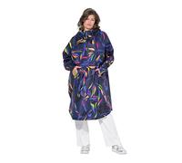 LAURASØN Poncho imperméable Unisexe à Capuche avec imprimé Marine 1Size 840286130-1