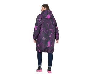 LAURASØN Veste Technique Oversize imprimée. Doublure Polaire bou Capuche Noir 52+ 841649100-52+