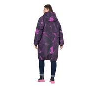 LAURASØN Veste Technique Oversize imprimée. Doublure Polaire bou Capuche Noir 52+ 841649100-52+