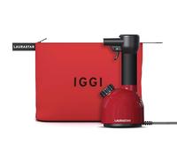 Laurastar IGGI Red Travel Edition Défroisseur Vapeur à Main,Défroisse et Purifie les Textiles, Compact Nomade et Design