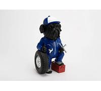 Laure Terrier Statue en résine, Chien Bouledogue Anglais, modèle Mécanicien, Hauteur 34 centimètres, pour Collection ou décoration