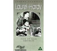 Laurel And Hardy - No. 61 - Pack Up Your Troubles (Colourised) [VHS]