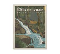 Laurel Falls，Puzzle pour Adultes 1000 Pièces en Bois Puzzles Jeu Cadeau Accueil Décoratif Mots Croisés（75x50cm）-HQ88