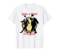 Laurel & Hardy Comédie Classique 100 Ans de Rire T-Shirt Graphique avec Valeur