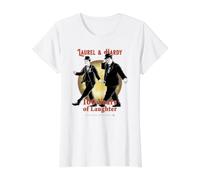Laurel & Hardy Comédie Classique 100 Ans de Rire T-Shirt Graphique avec Valeur