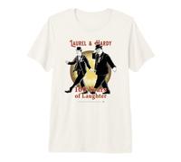 Laurel & Hardy Comédie Classique 100 Ans de Rire T-Shirt Haut de Gamme