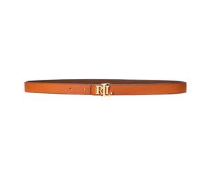 Lauren Accesorios 412912038 Logo Reversible Belt Orange S Femme