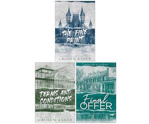 Lauren Asher Dreamland Billionaires Series Collection 3 Books Set (The Fine Print, Terms and Conditions, Final Offer)
